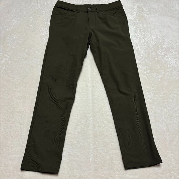 lululemon athletica Other - Lululemon Mens ABC Pant Slim Warpstreme Size 30 Dark Olive Performance W5AD8S
